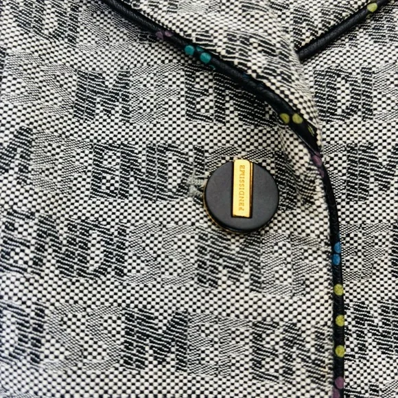 Fendi Gray Logo-Print Jacket and Matching Pants Set - Picture 16 of 16